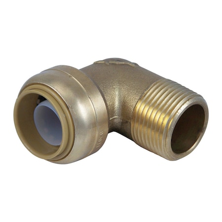 Sharkbite SharkBite Push to Connect 3/4 in. PTC X 3/4 in. D MNPT Brass Elbow U286LFA